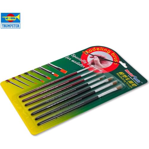 Trumpeter 09900 Modeling Brush Set 7pcs