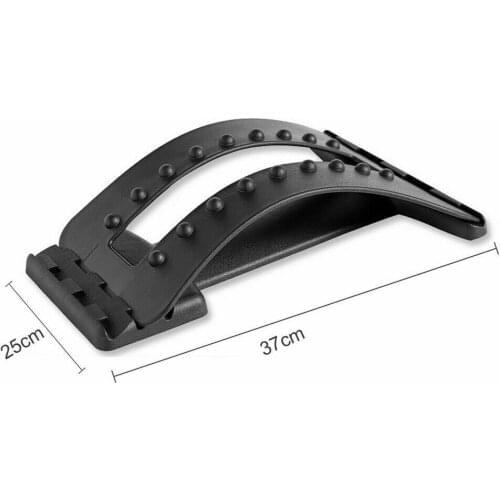 Magic Back Stretcher Pad Lower Lumbar Spine Pain Relief Acupuncture Massage Suit For Travel Home Or Office