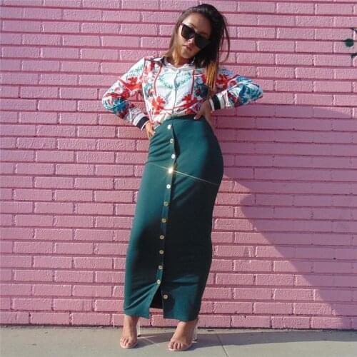 Women Pencil Long Skirt Elastic High Waist Maxi Turkish Middle East Bodycon Skirts Sexy Harajuku Y2k Spring Clothing Traf Faldas