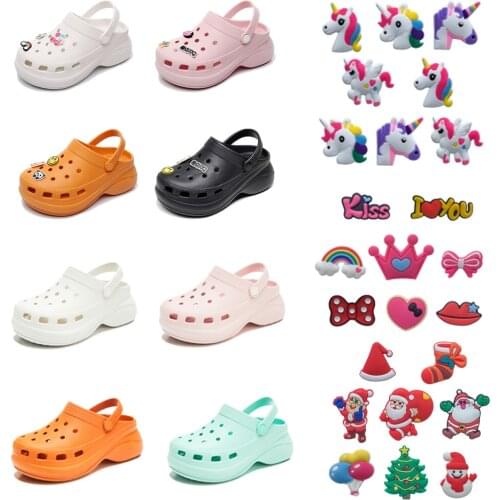 Clogs Women Sandals 2021 New Arrivals Female Slippers Breathable Waterproof Beach Sandalias Ladies Shoes Plus Size 41 High Heels