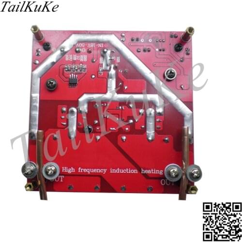ZVS high frequency induction heating with over-current protection input voltage 18V-50V