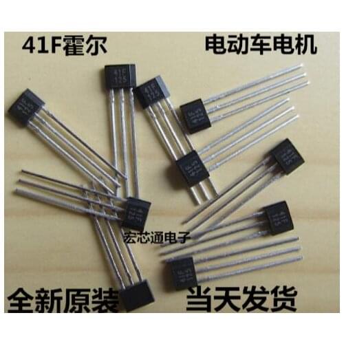100PCS 41F SH41 TO-92S SS41F TO92 S41 Motor Electric Car Motor Hall Sensor