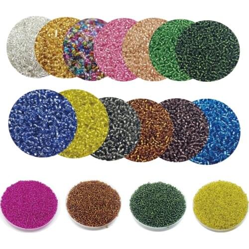 1000pcs/Lot 2 mm Charm Czech glass seed beads DIY Bracelet Necklace Round Loose Space Bead For Jewelry Making Accessories