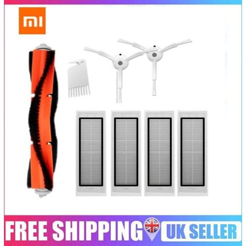 12/16/18 pcs Robot Vacuum Cleaner Side+Rolling Brushes+Filters Replacements for Xiaomi Mi Roborock Vacuum Cleaner Accessories