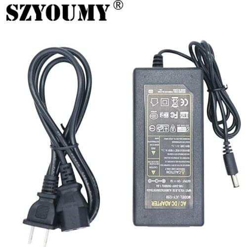 12V 5A LED Driver AC 100V-240V LED Strip Lighting Transformers 60W power adapter Power Supply for LED Light 5050 2835