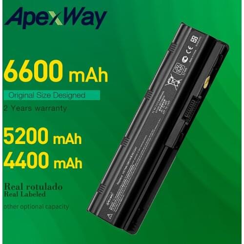 ApexWay laptop Battery for HP 430 431 435 630 631 635 636 650 655 Notebook PC HP630 G32 G72t G56 G62M G62X G7T G42T Envy 15 17