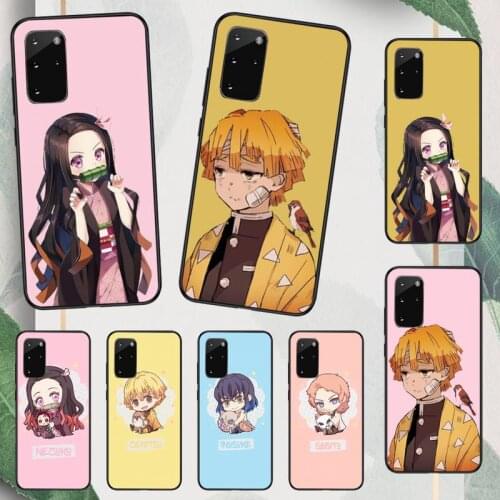 Kamado Nezuko Kimetsu No Yaiba Demon Phone Case For Samsung A50 A51 A71 A20E A20S S10 S20 S21 S30 Plus ultra 5G M11