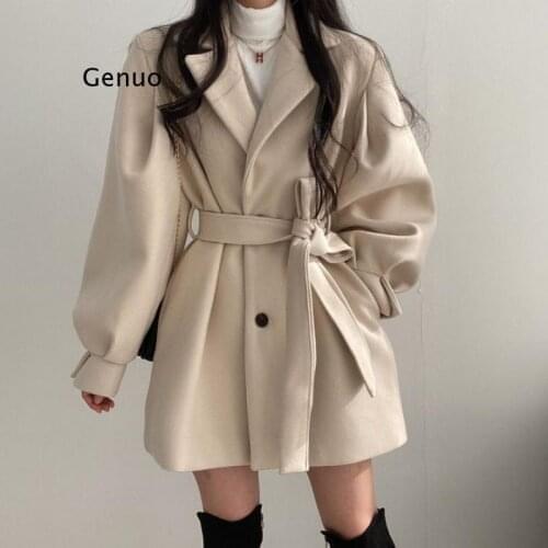 Genuo Women's Wool Coats