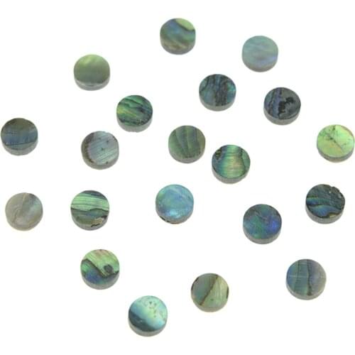 Dopro 20pcs 6mmx2mm Natural New Zealand Abalone Shell Inlay Material Fingerboard Dots for Guitar Bass High Quality
