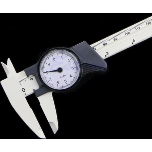 C5AC New 150mm 6inch Dial Caliper Plastic Vernier Caliper 4Way Gauge Micrometer 0.1mm