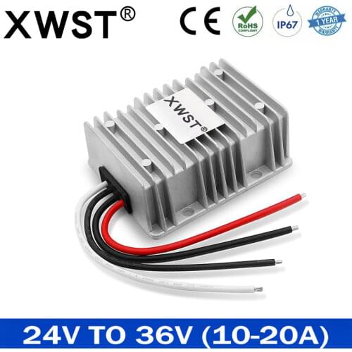 Newest Converter 24V to 36V 15A 10A 20A 360W DC to DC Converter Step Up Boost Power Converter For Golf Cart