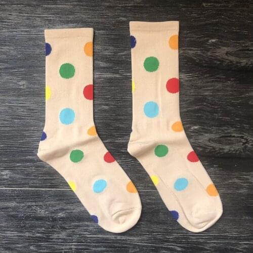 Polka Men New Novelty Dot Tyler The Creator Golf Skateboard Harajuku Athlete Socks Parkour Street Cotton Hip Hop N320