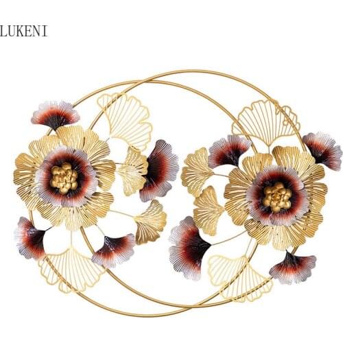 New New Chinese Style Ginkgo Leaf Wall Hanging Porch Living Room Background Wall Pendant Study Room Hotel Wall Decoration