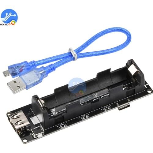 186502 Battery Charger Board USB Port Development Module For ESP32 Raspberry 18650 Battery For Arduino Diy Kit With Cable