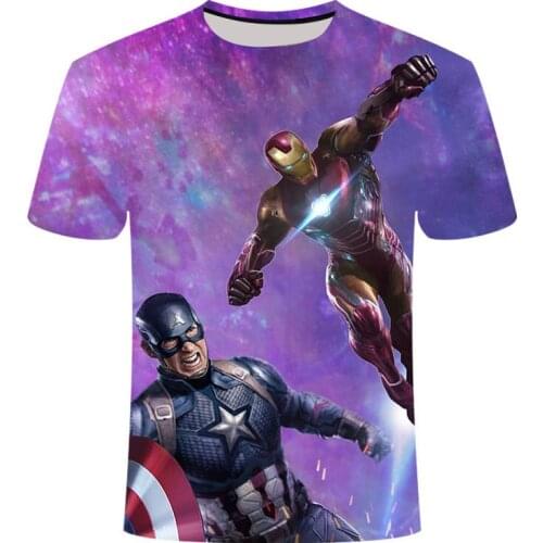 Summer new mens 3DT shirt, universe starry sky graphic digital printing T-shirt, casual fashion large size short sleeve