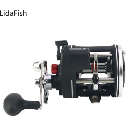 12BB Saltwater Trolling Fishing Reels with Digital Display Drum Fishing Reel Right/Left Hand Baitcasting Fishing Reel