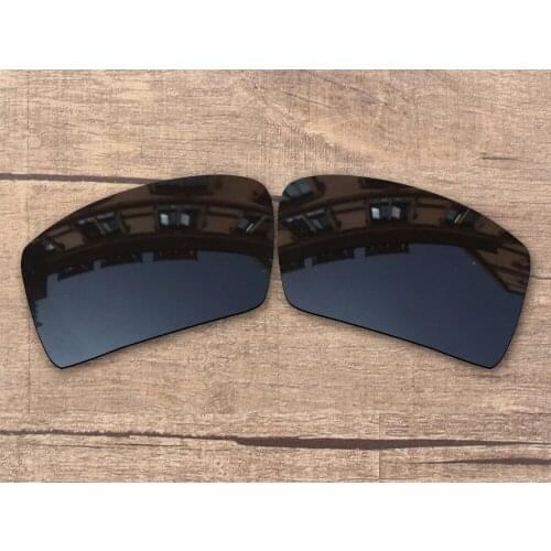 Vonxyz Stealth Black Polycarbonate Replacement Lenses for-Oakley Eyepatch 2 Frame
