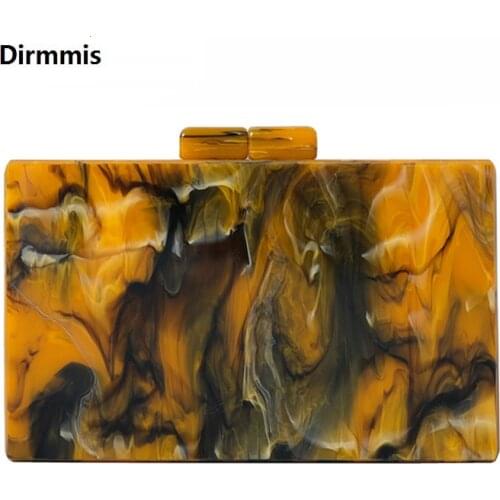 New Trendy Handbag Fashion Women Handbags Wedding Luxury Leopard Acrylic Luxury Party Evening Bag Woman Wedding Box Clutch Purse