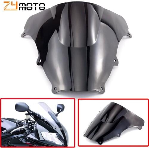 Windshield Double Bubble Windscreen Wind Deflectors For SUZUKI SV650 SV1000 SV650S SV1000S SV 650 1000 650S 1000S