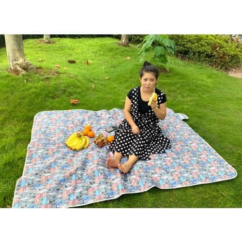 PVC picnic mat Picnic Mats 200x150cm Waterproof Outdoor Camping Beach Mat Portable Baby Climb Play Plaid Blanket Foldable Campin