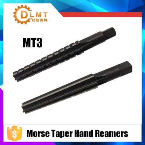2pcs New Hand Reamers Set MT3 Steel Morse Taper Hand Reamers Set For Milling Finishing Cutter Tool
