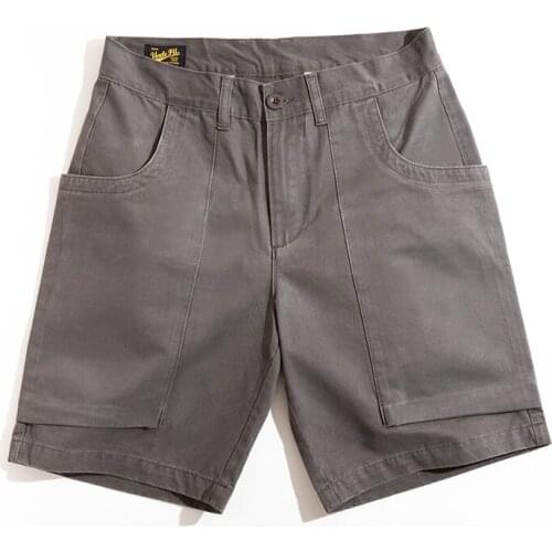 2020 New Relaxed Fit Stretch Twill Cargo Short Outdoor Work Shorts Khaki Grey