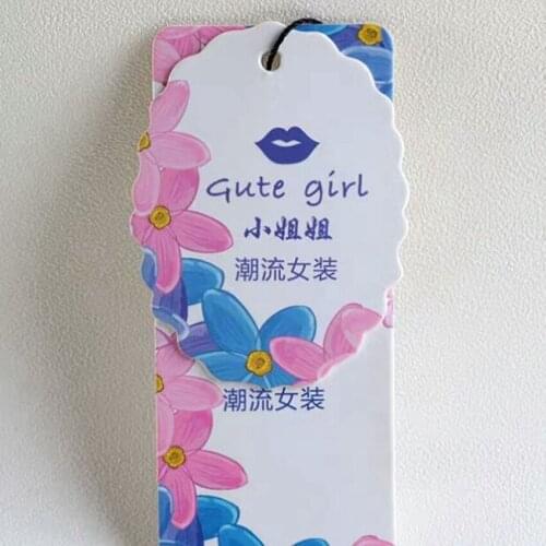 400gsm customized label paper custom flower tag paper tag custom garment Labels logo design clothing