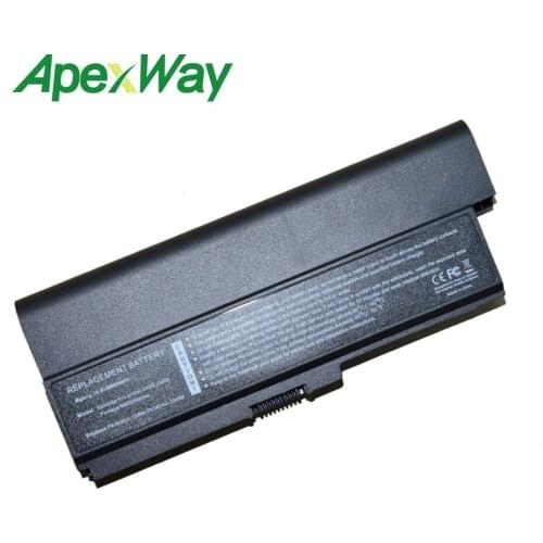 ApexWay 12 Cells Laptop Battery For Toshiba PA3634U-1BAS Portege M800 M900 Series,Satellit Pro C650-00L, A655 A660 A665D C645D