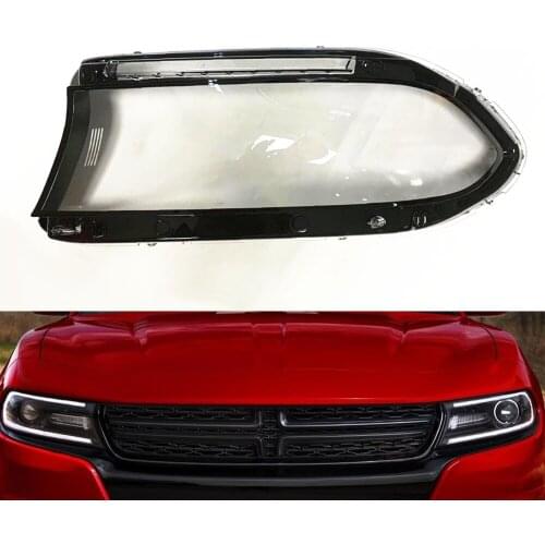 Car Headlamp Lens For Dodge Charger 2015 2016 2017 2018 2019 Car Replacement Auto Shell Cover