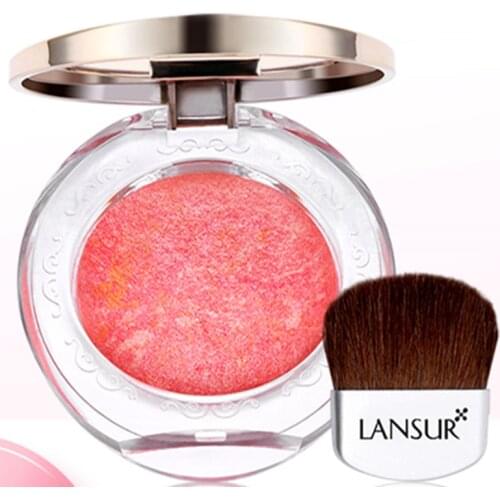 Cy Blush Moisturizing and Brightening Skin Tone Nude Makeup Cream Blush Plate Pearl Red Style Free Shipping