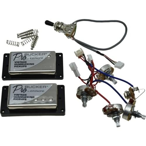 Guitar ProBucker Humbucker Pickups with QUICK CONNECT Wiring Harness Fits for Epi Les Paul