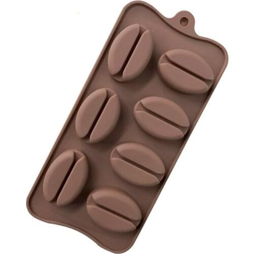 HMROVOOM 7 Coffee bean cake molds coffee bean molds baked ice molds
