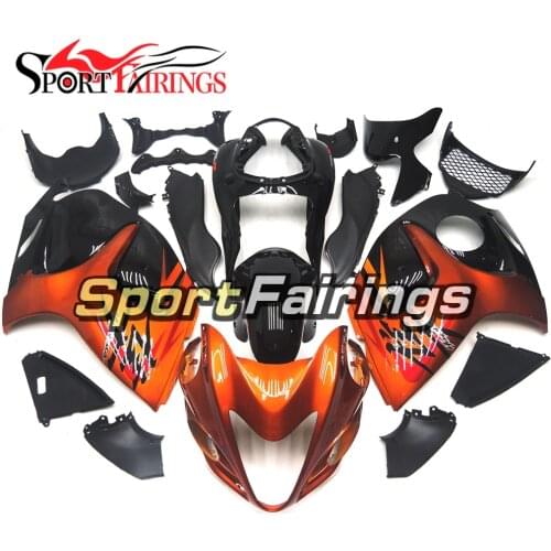 Injection Fairings For Suzuki GSXR1300 Hayabusa 08 09 10 11 12 13 14 ABS Motorcycle Full Fairing Kit Bodywork Cowling Orange Red