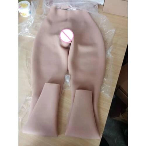 Ankle-length 6G Fake Vagina Panty Realistic Full Silicone Silicone Panty Crossdresser Transvestite Dragqueen Transgender Cosplay