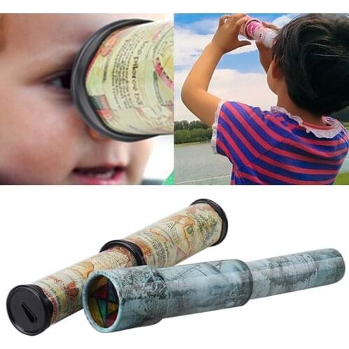Kaleidoscopes Scalable Rotating Kaleidoscopes Extended Adjustable Fancy Colored World Baby Child Birthday Gift Kid Classic Toy
