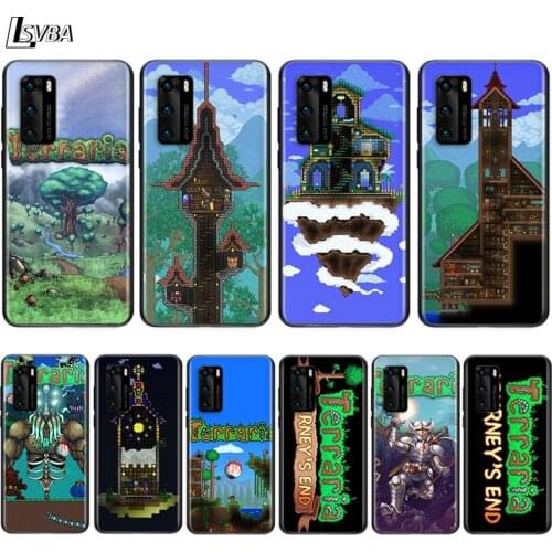 Game Terraria For Huawei P Smart Z S Pro Plus 2018 2019 2020 2021 Mate 10 20 30 40 RS PRO Plus Soft lite Phone Case