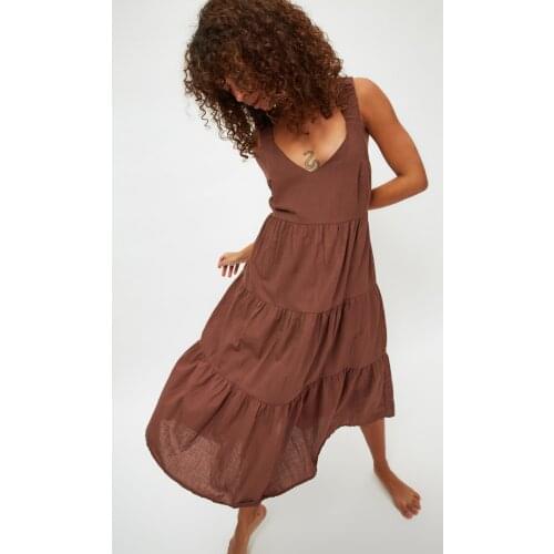 Trendyol Back Detailed Beach Gown TBESS21EL3851