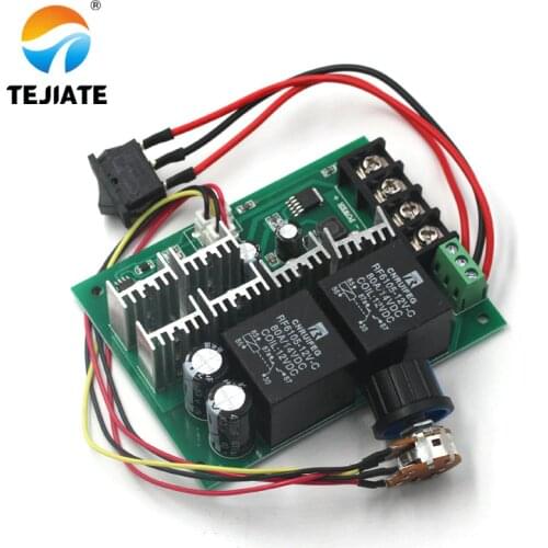 DC 10V-50V 12/24/36/48V 60A Motor Speed Controller Electric PWM Speed Control Regulator With CW CCW Reversible Switch Mayitr