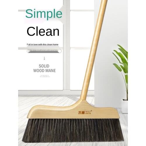 Sweeping Broom Bristle Hair Brush Dustpan Set Household Single Broom Combo Soft Hair Brush Hair Marvelous Wiper