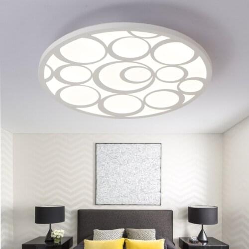 Modern LED simple living room round creative atmosphere home bedroom ceiling lights LO832