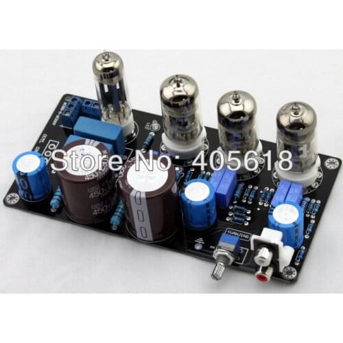 6N4 x3 6Z4 Tube Preamplifier Maratz 7 Valve Pre-amp Assembled Kit Updated Board
