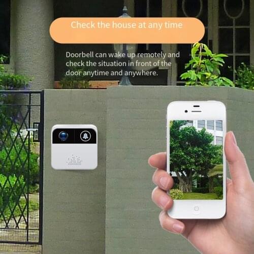 Smart Wifi Doorbell Electronic Peephole Video Night Vision Door Video Camera Viewer Wireless Intercom Home Alarm Video Doorbell