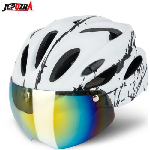 Jepozra Bicycle Helmet Safe Hat For Men Women Ultralight MTB Road Bike Helmet Sport Riding Cycling Helmet