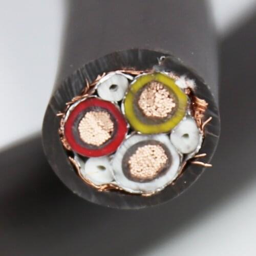 HI-End OCC Power supply Cable DIY Bulk power cable per meter Mains Power Cord