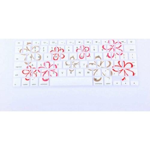 Flower Bloom Blossom Silicone Keyboard Skin Protector Cover Guard 25pcsX for Apple Macbook Pro Air 13" 15"Pro Retina 13" 15" 17"