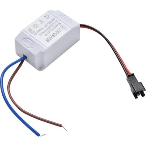 1PCS New Transformer LED Power Supply Driver Electronic Adapter 3X1W Simple AC 85V-265V To DC 2V-12V 300mA LED Strip Driver