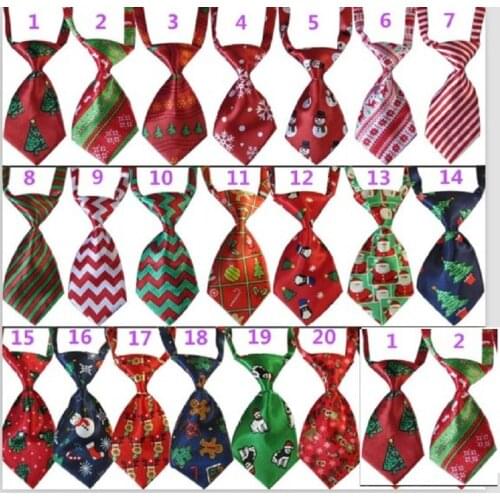 300pc/lot) Big sale Christmas Pet Dog puppy Cat tie bowtie Neckties Dog Holiday Grooming products Supplies Y11508