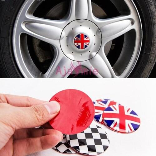 Accessories For BMW Mini Cooper Wheel Hub Cover UK Flag Scratch Protector Aluminium alloy Chrome Car Styling