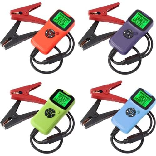 Digital 12V Car Battery Tester Vehicle Car LCD Battery Test Analyzer Auto System Analyzer Voltage ohm CCA Test Diagnostic Tools