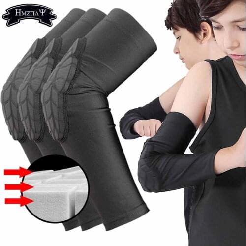 Childrens Elbow Pads Silicone Gel Elbow Pads Protective Sleeve Sports Safety Pulley Hockey Bike Elbow Pads